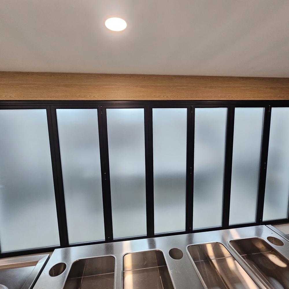 안개 시트지 시공