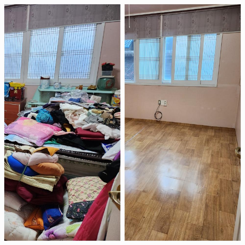 23년3월에 진행한 폐기물처리(빈집으로 정리한 집)