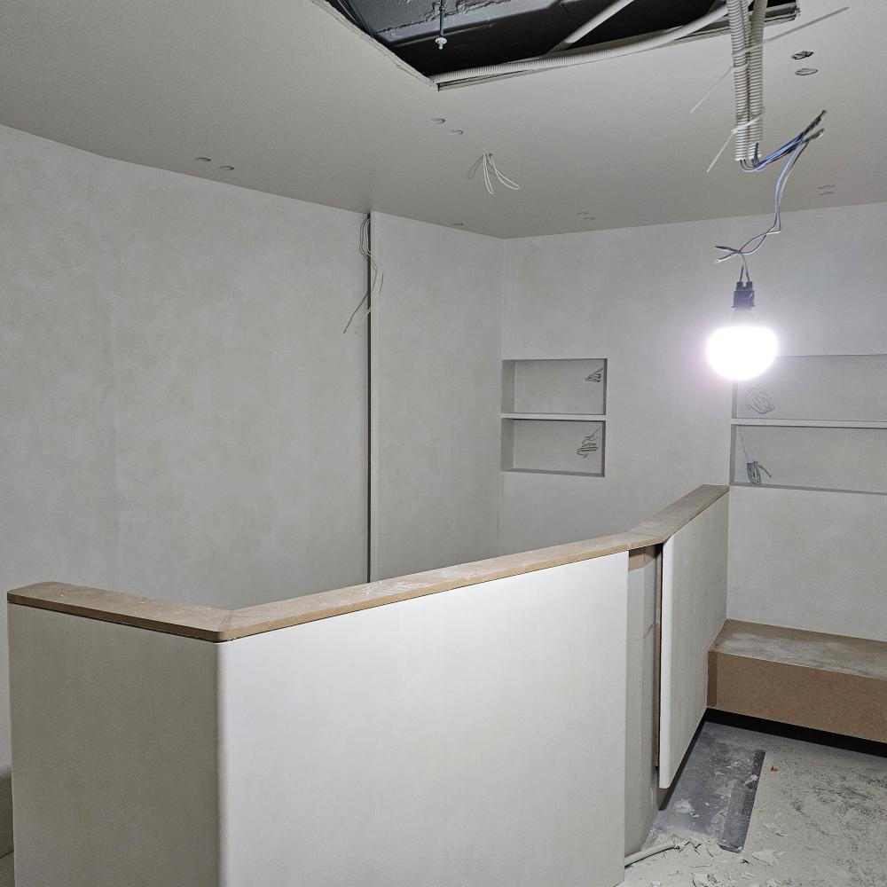 신규 학원인테리어 페인트도장공사