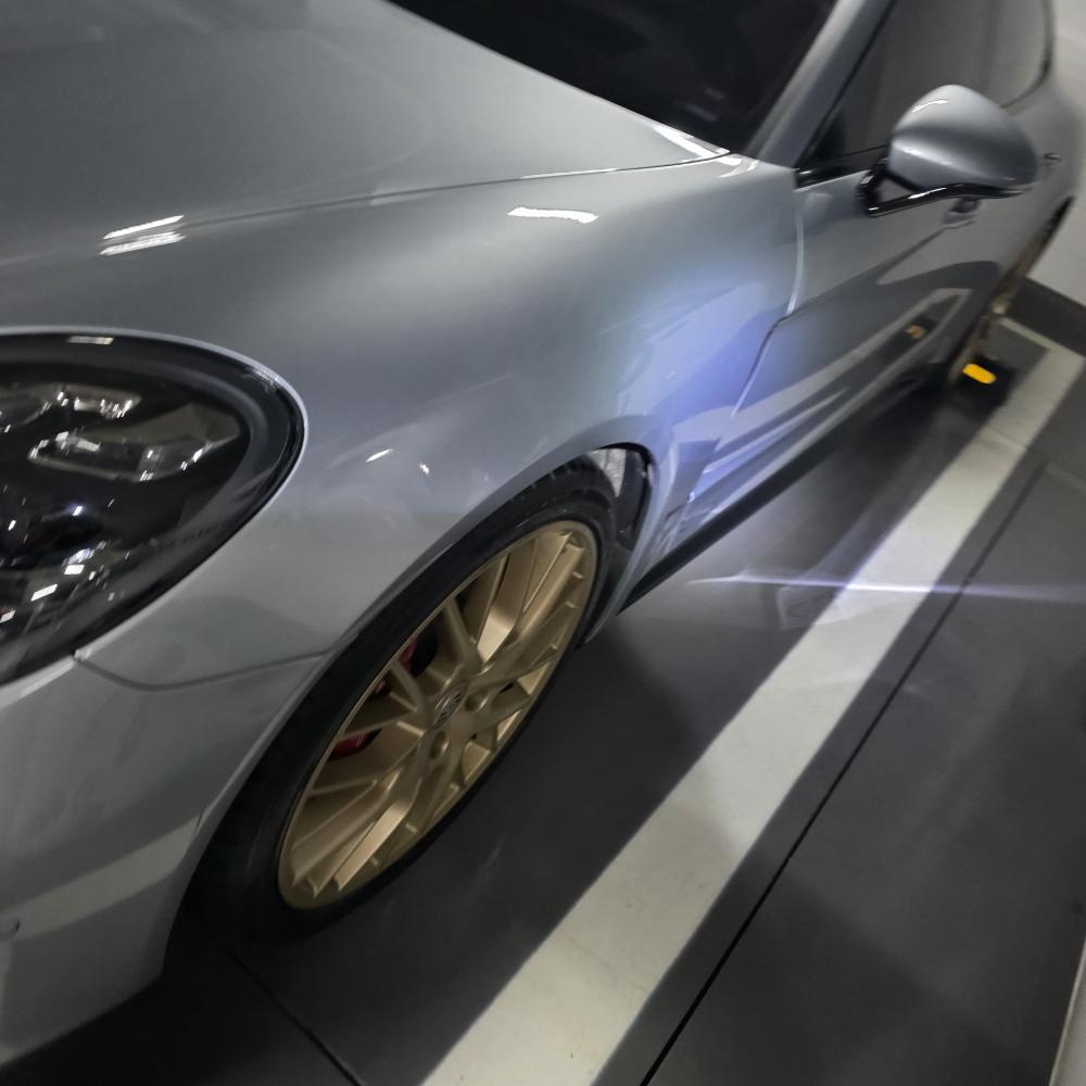 포르쉐파나메라 세차  실내스팀살균