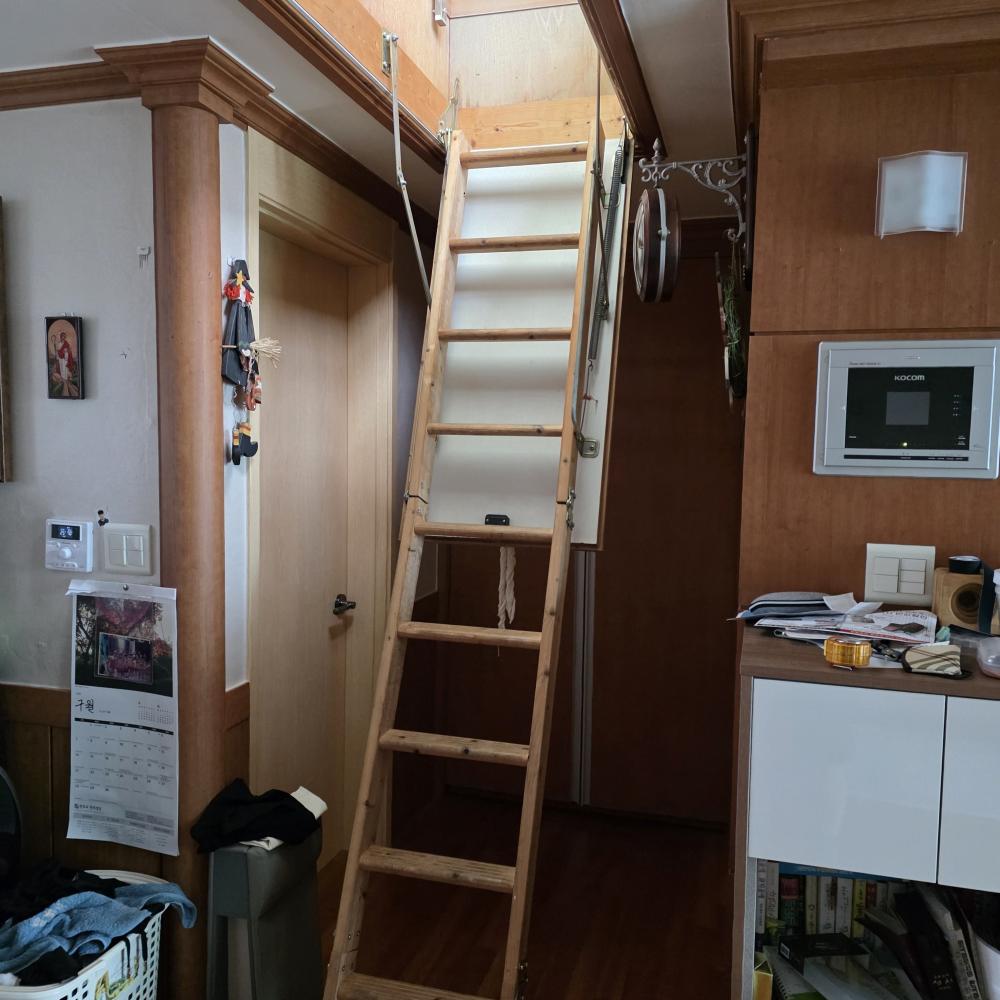 아파트 옥탑층 계단 만들기