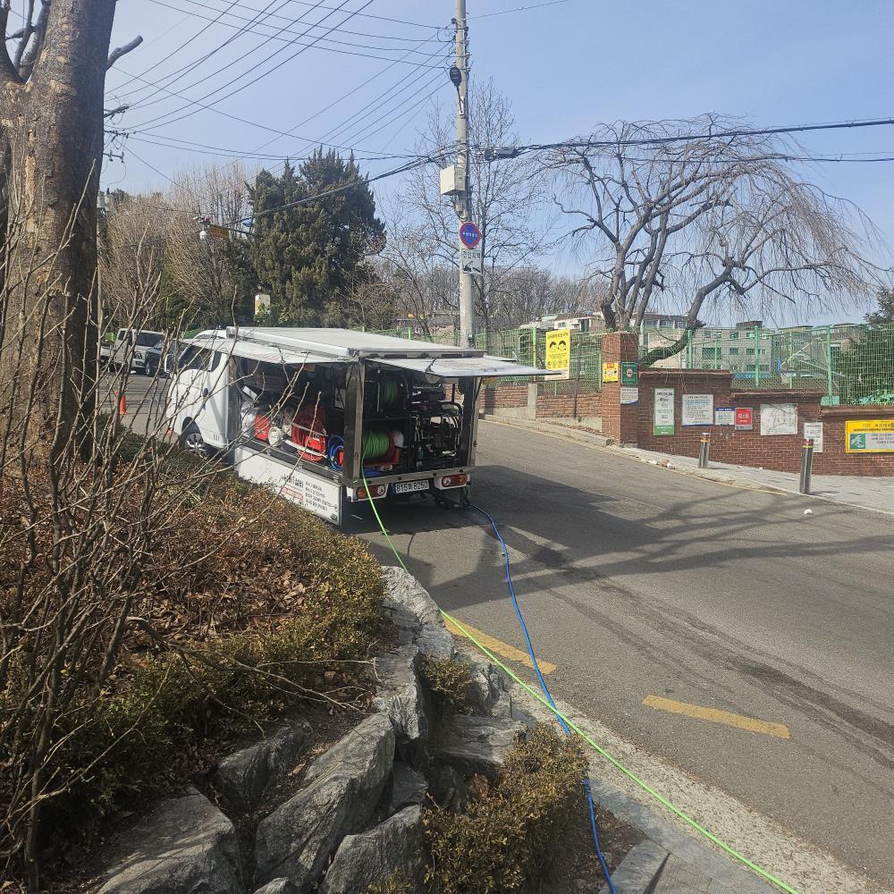 영업장 스프링제거및하수구통수작업