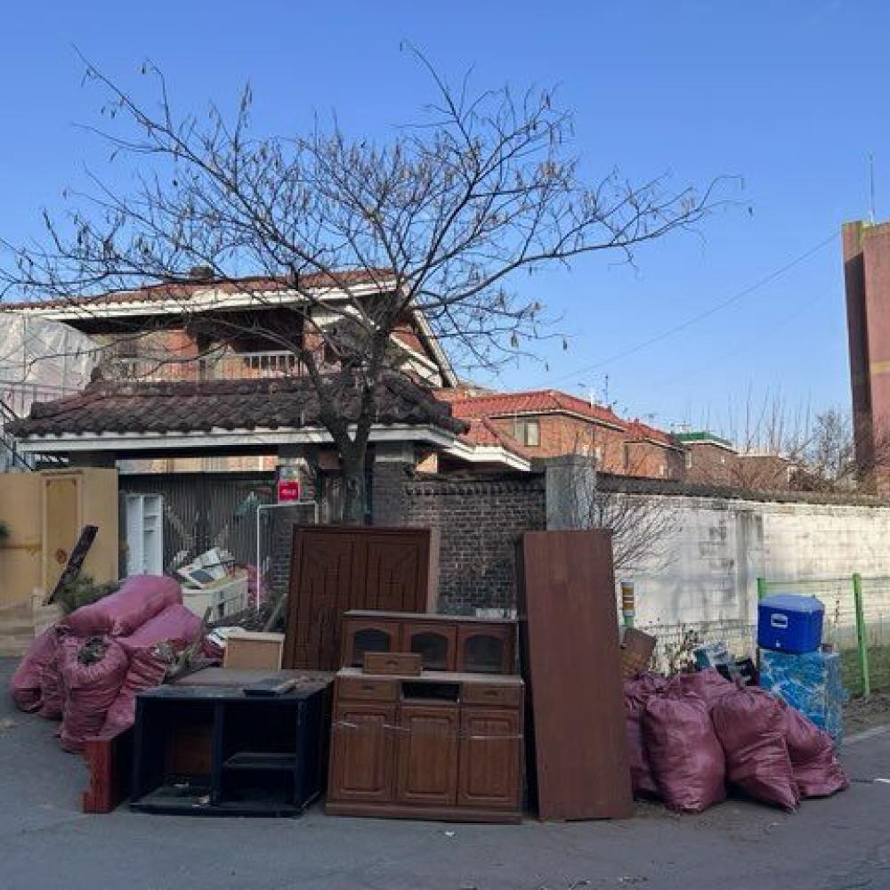 경기도 오산 폐목 및 폐가구 수거작업