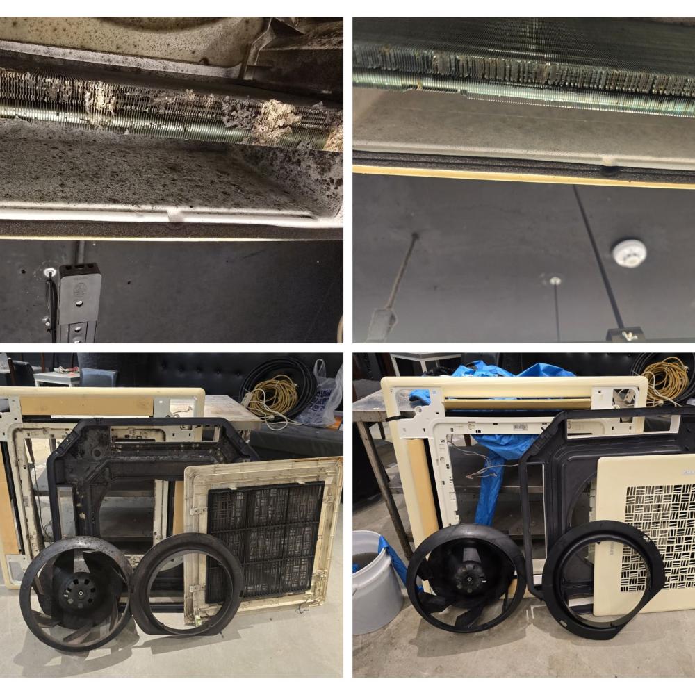 [작업후기] 에어컨, 겉만 닦으면 소용없습니다!!