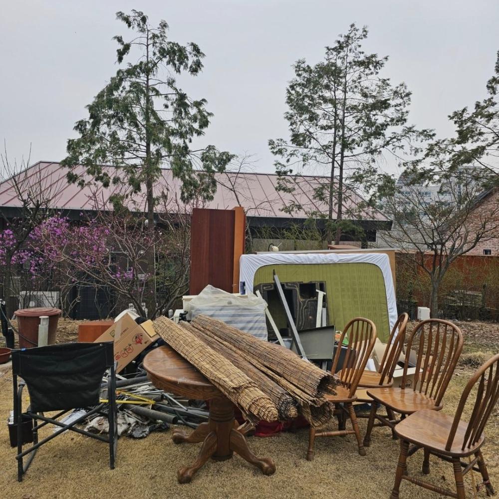 경기 용인시 폐기물 수거작업