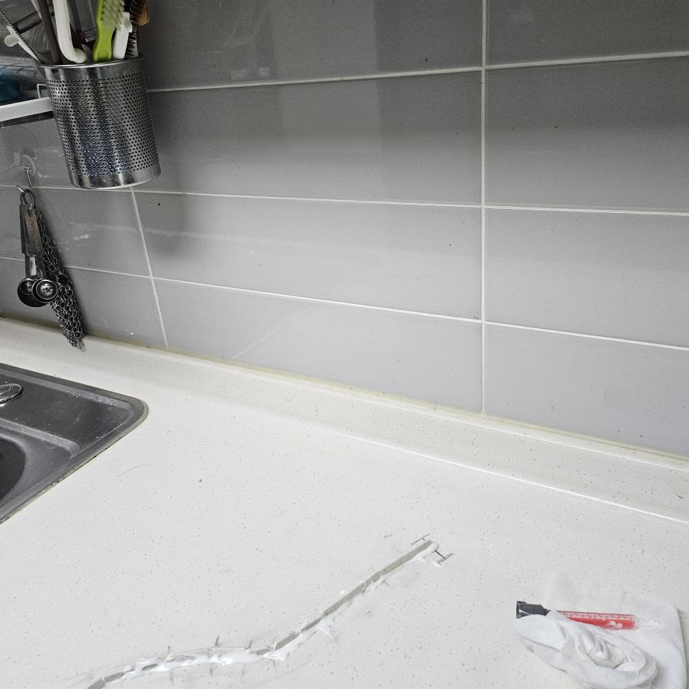 싱크대상판 갈라지고 금간거 완벽복원