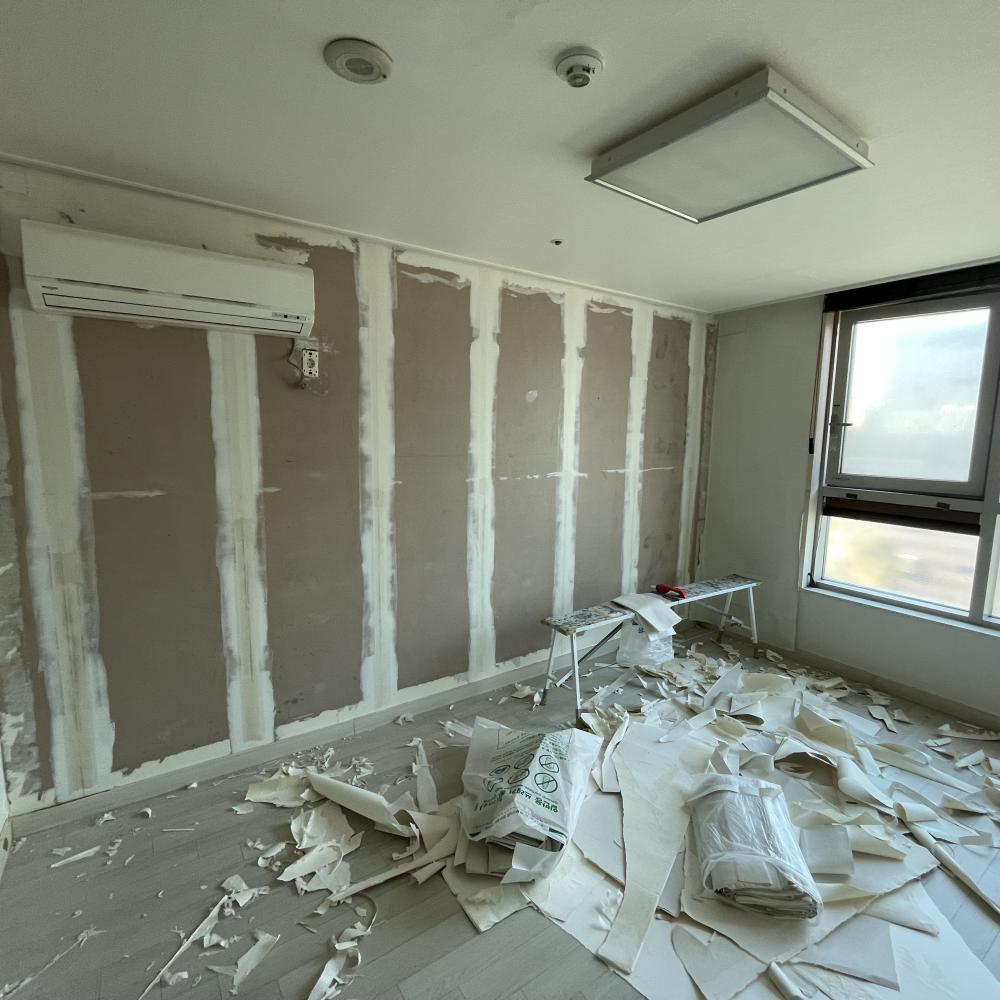 동백동 오피스텔 도배