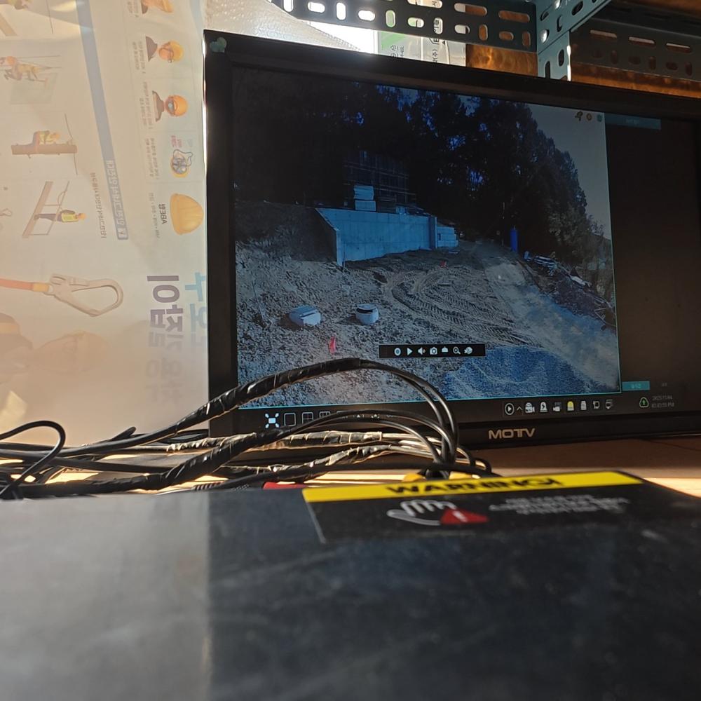 공사현장 관리용 cctv설치