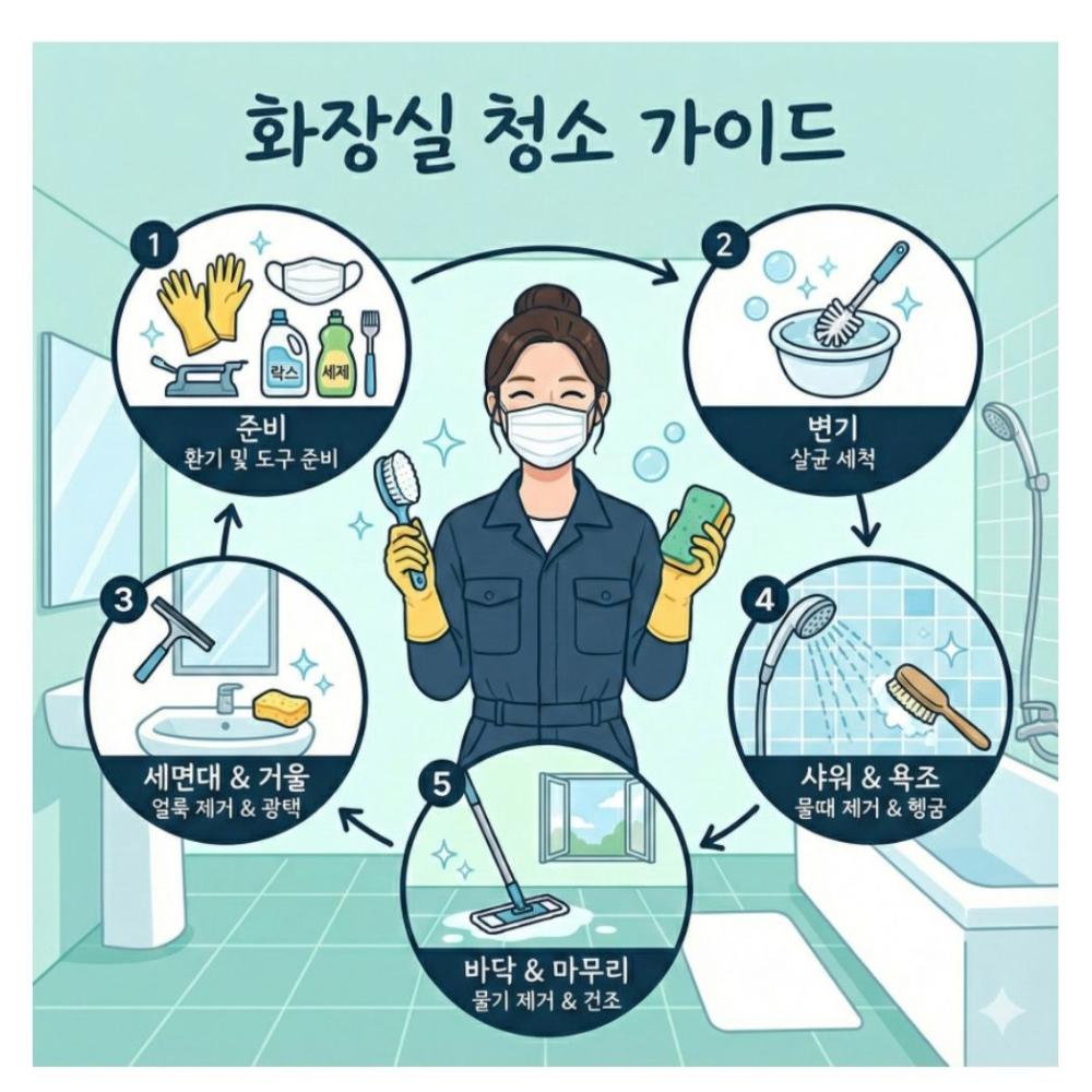 주방 화장실 부분청소도 가능합니다