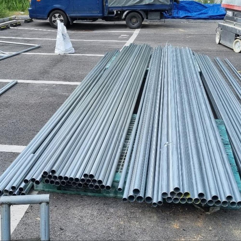 타포린방수천막 방수포 지붕공사 현장입니다