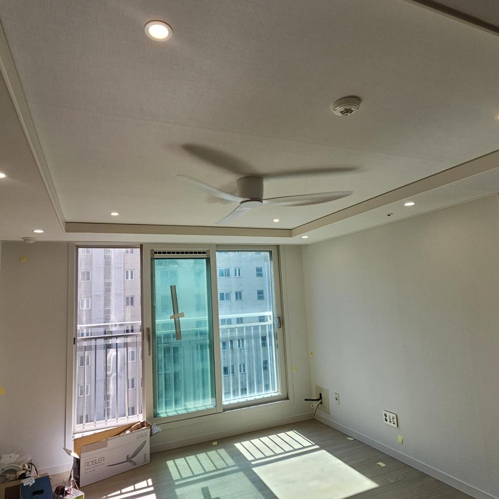 실링팬 및 매립등 설치