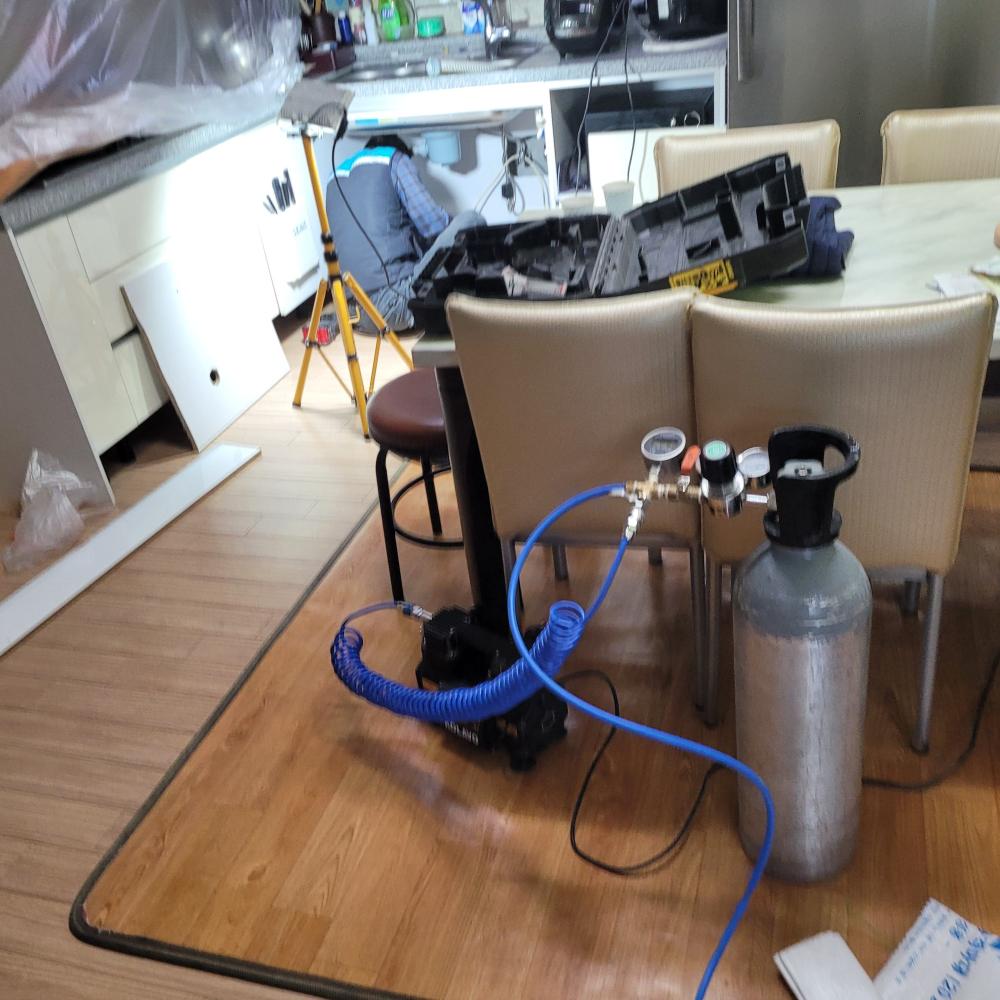 아파트누수탐지현장