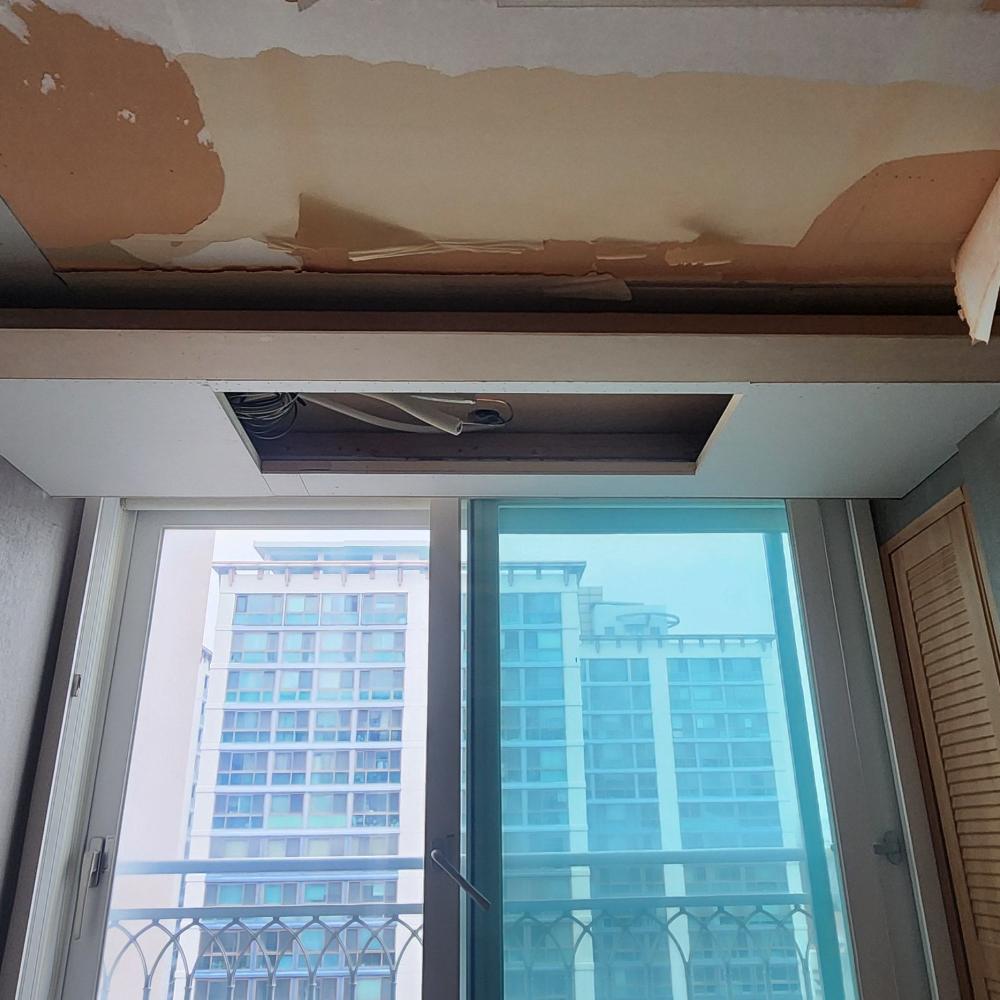 시스템에어컨 단내림 목공