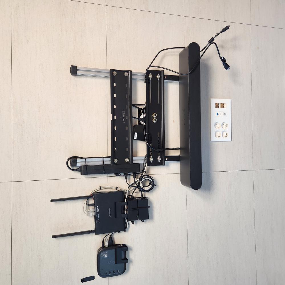 티비고 무타공시공 실제시공사진 입니다