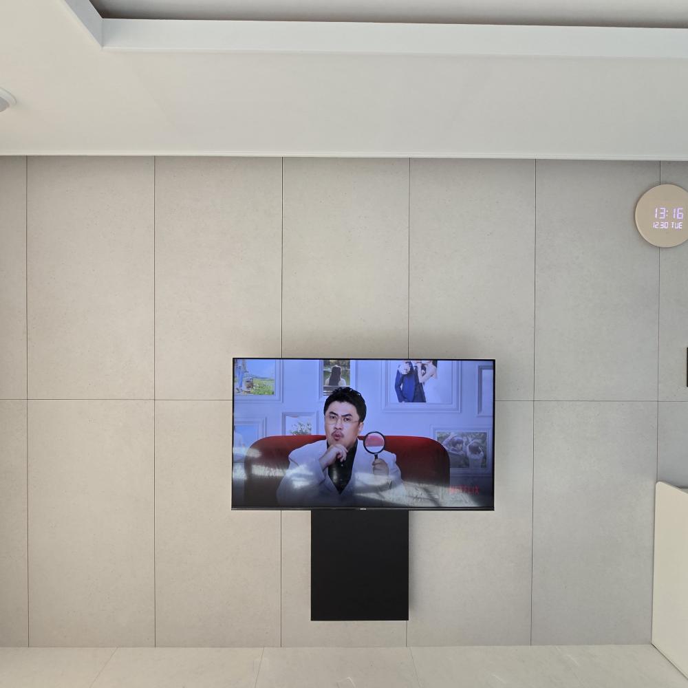 65인치 하부단자 무타공설치